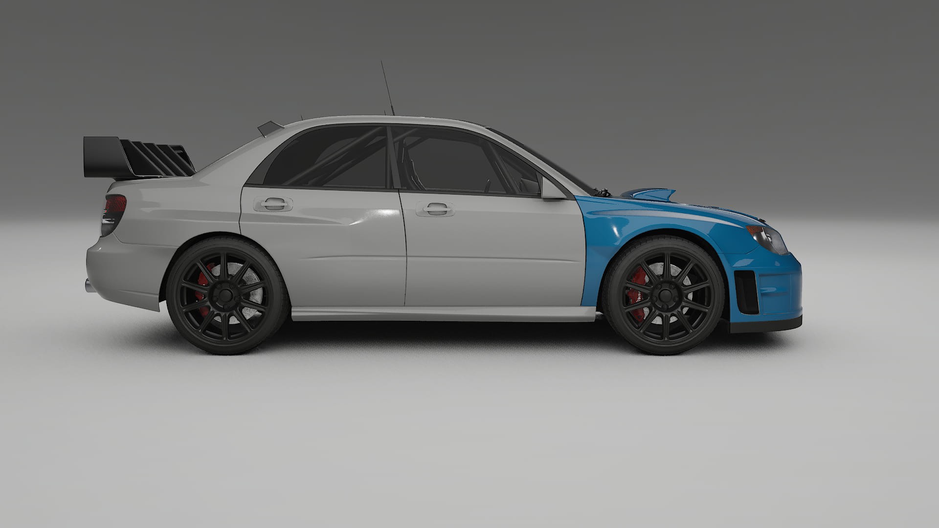 Pellicola Protettiva per Vernice Subaru Impreza WRC GD | CrystalGuard TPU Trasparente PPF Kit di Protezione Frontale