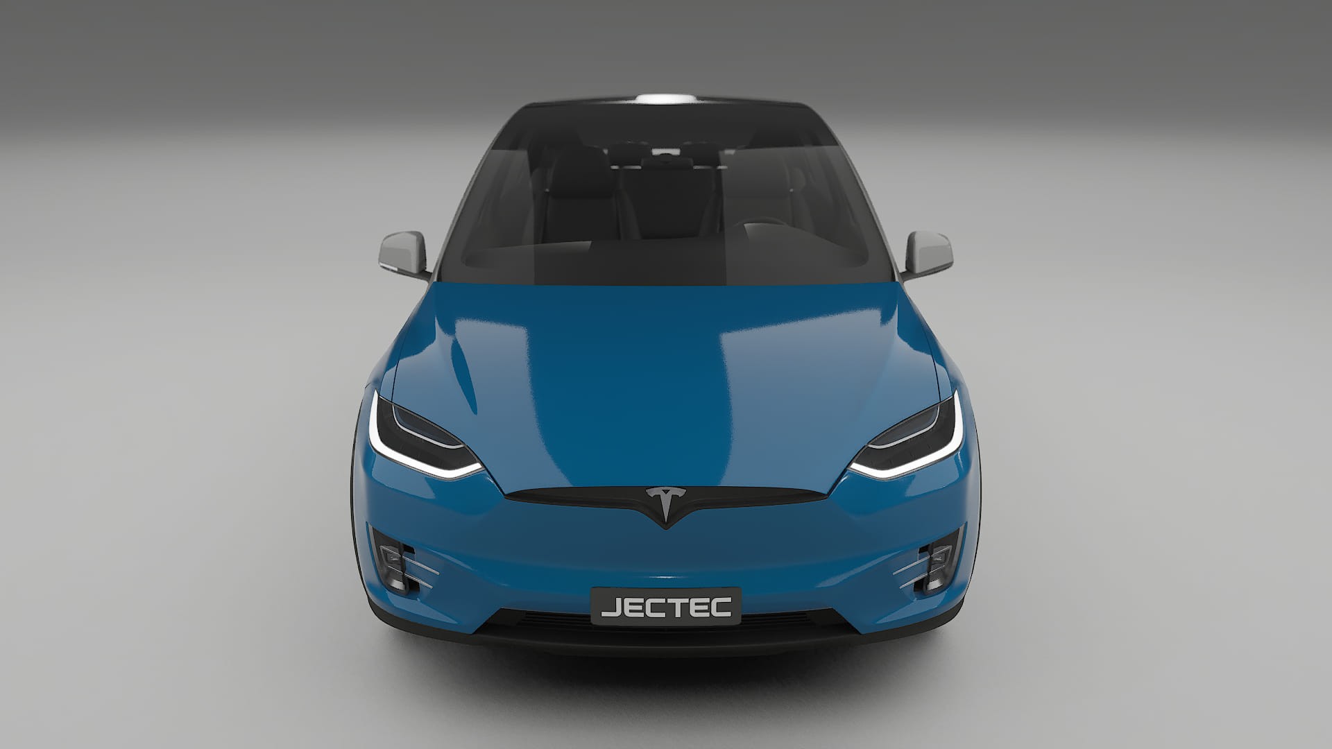 Pellicola Protettiva per Vernice Tesla Model-X | CrystalGuard TPU Trasparente PPF Kit di Protezione Frontale
