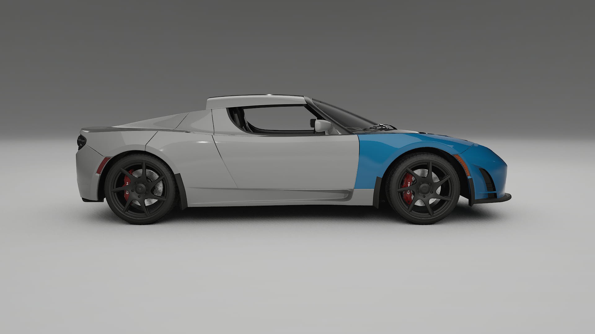 Pellicola Protettiva per Vernice Tesla Roadster 2.5 | CrystalGuard TPU Trasparente PPF Kit di Protezione Frontale