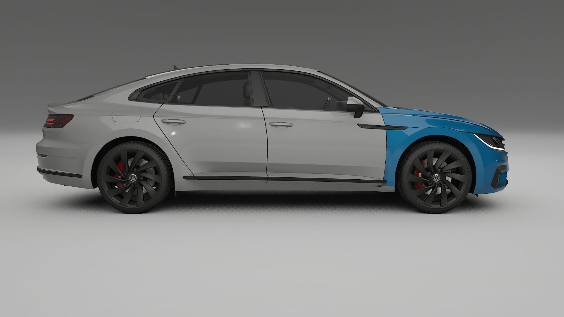 Pellicola Protettiva per Vernice VW Arteon R 3H prefacelift pre-LCI | CrystalGuard TPU Trasparente PPF Kit di Protezione Frontal