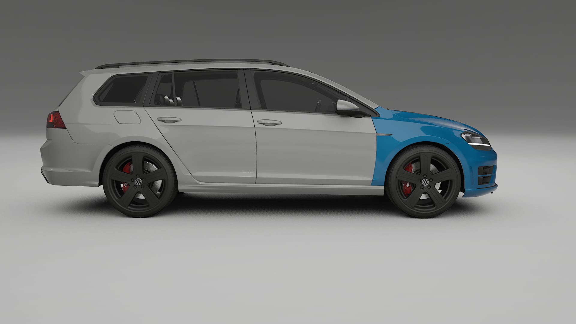 Pellicola Protettiva per Vernice VW Golf Variant Mk7 | CrystalGuard TPU Trasparente PPF Kit di Protezione Frontale