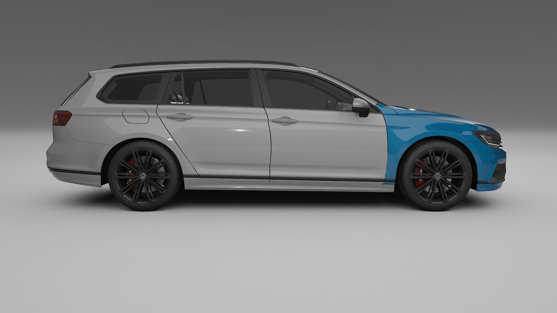 Pellicola Protettiva per Vernice VW Passat Variant-R B8 | CrystalGuard TPU Trasparente PPF Kit di Protezione Frontale