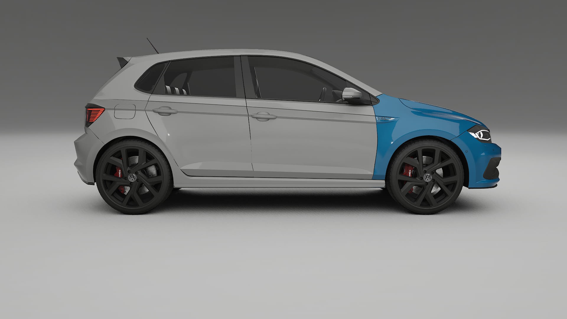 Pellicola Protettiva per Vernice VW Polo GTI VI | CrystalGuard TPU Trasparente PPF Kit di Protezione Frontale