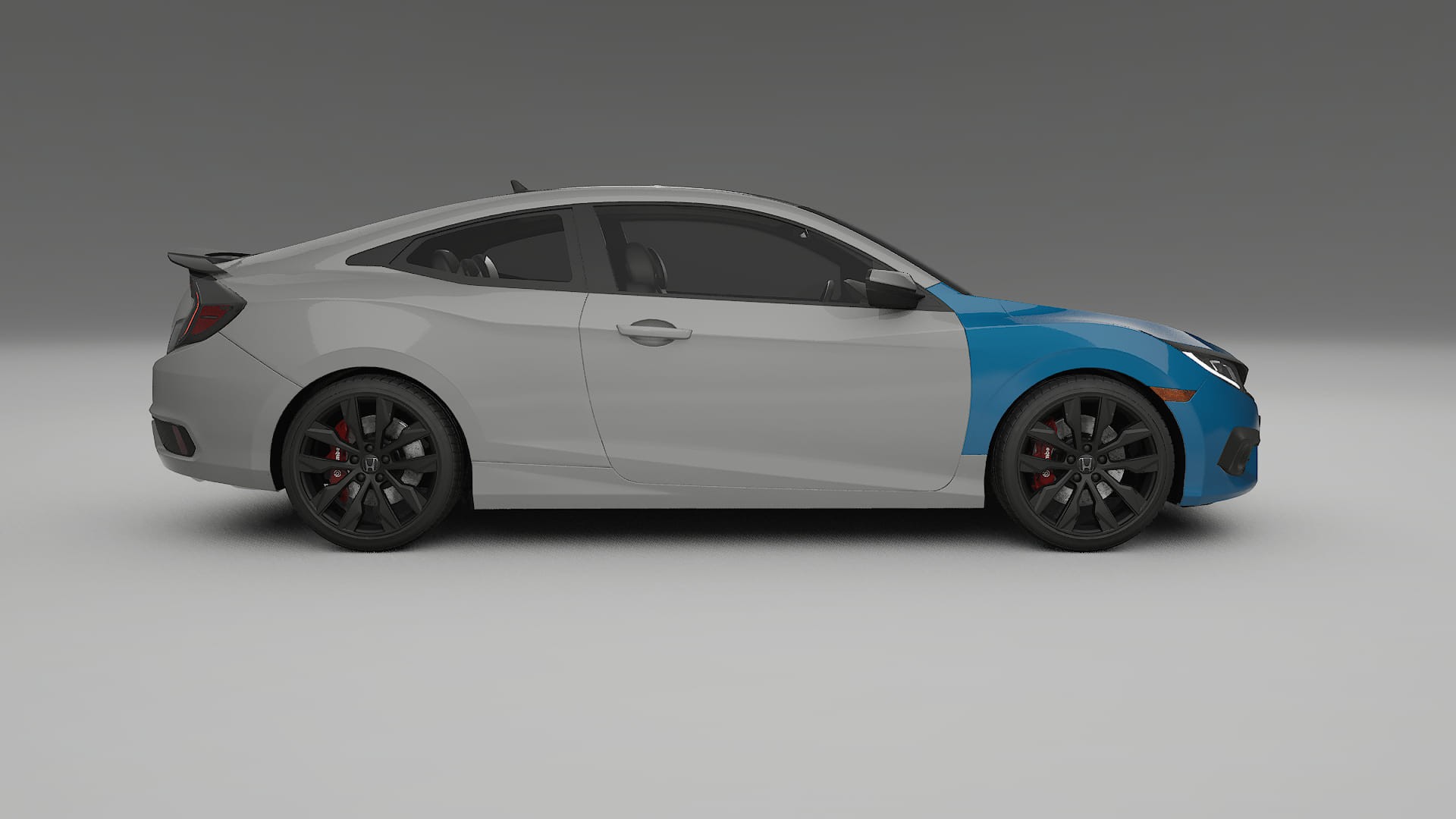 Pellicola Protettiva per Vernice Honda Civic coupe prefacelift pre-LCI | CrystalGuard TPU Trasparente PPF Kit di Protezione Fron