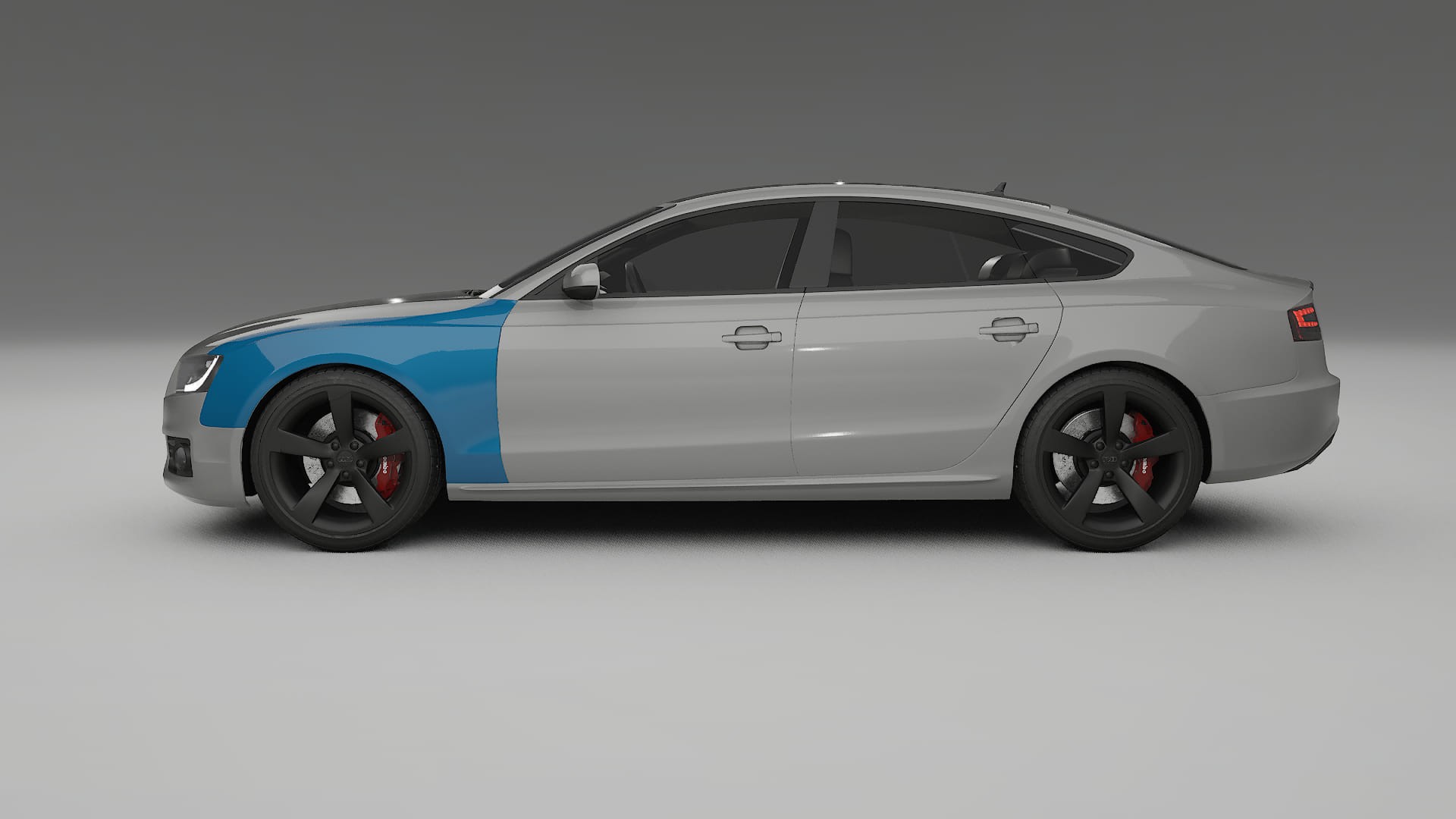 Pellicola Protettiva per Vernice Audi A5 8T Sportback prefacelift | Kit Completo CrystalGuard PPF Trasparente Pretagliato