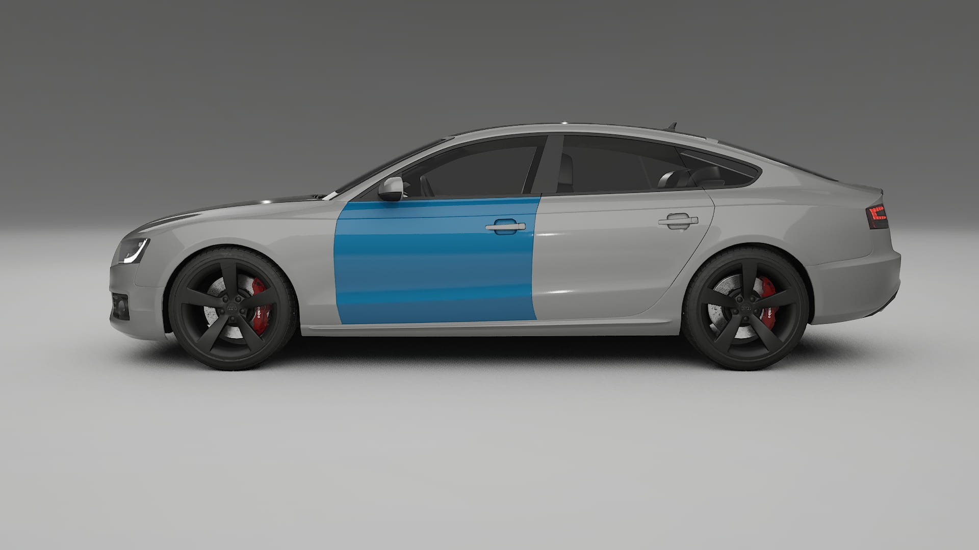 Pellicola Protettiva per Vernice Audi A5 8T Sportback prefacelift | Kit Completo CrystalGuard PPF Trasparente Pretagliato