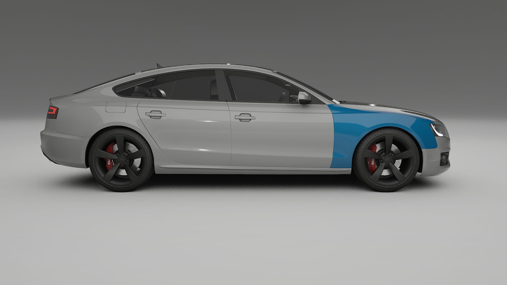 Pellicola Protettiva per Vernice Audi A5 8T Sportback prefacelift | Kit Completo CrystalGuard PPF Trasparente Pretagliato