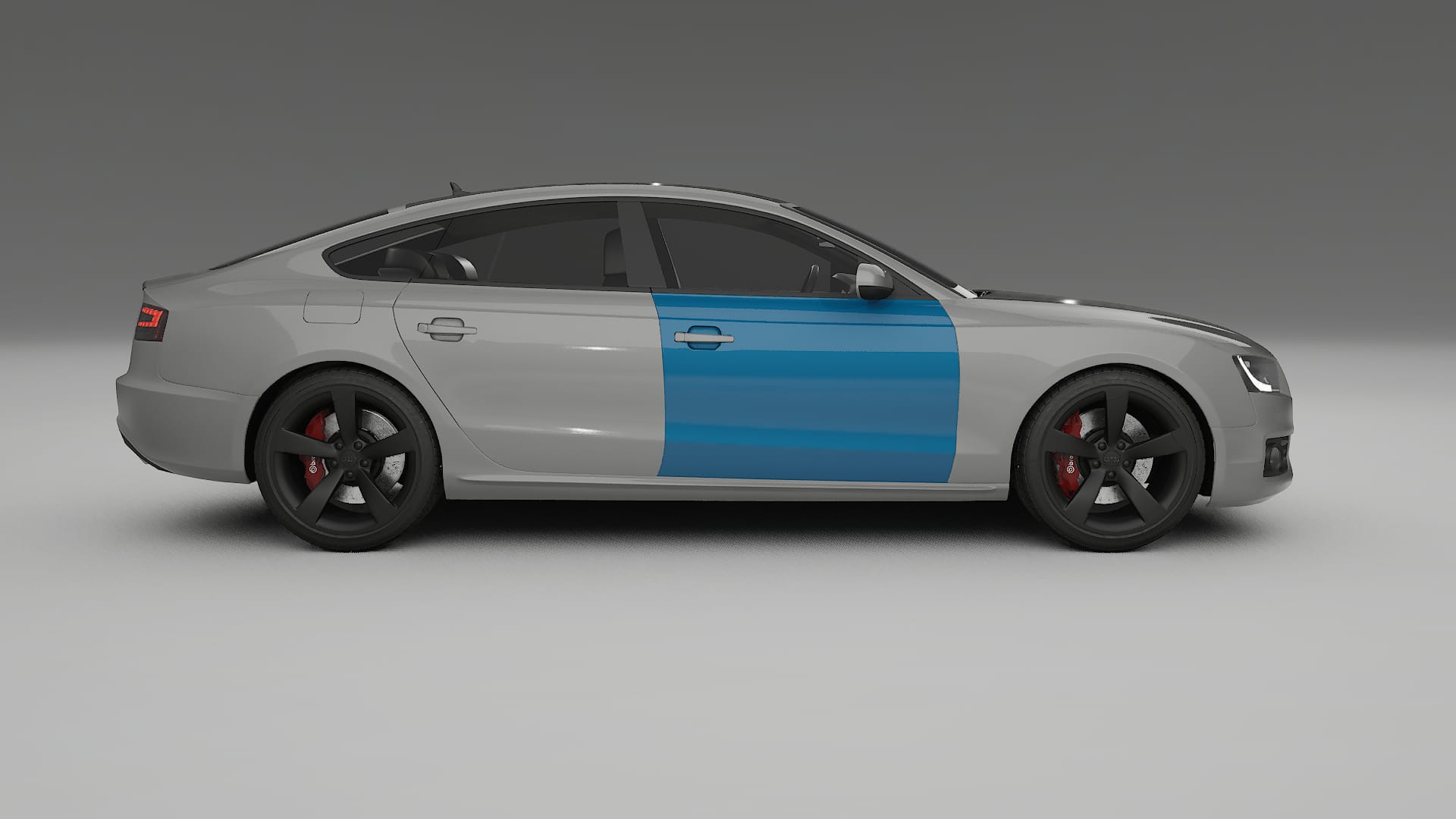 Pellicola Protettiva per Vernice Audi A5 8T Sportback prefacelift | Kit Completo CrystalGuard PPF Trasparente Pretagliato