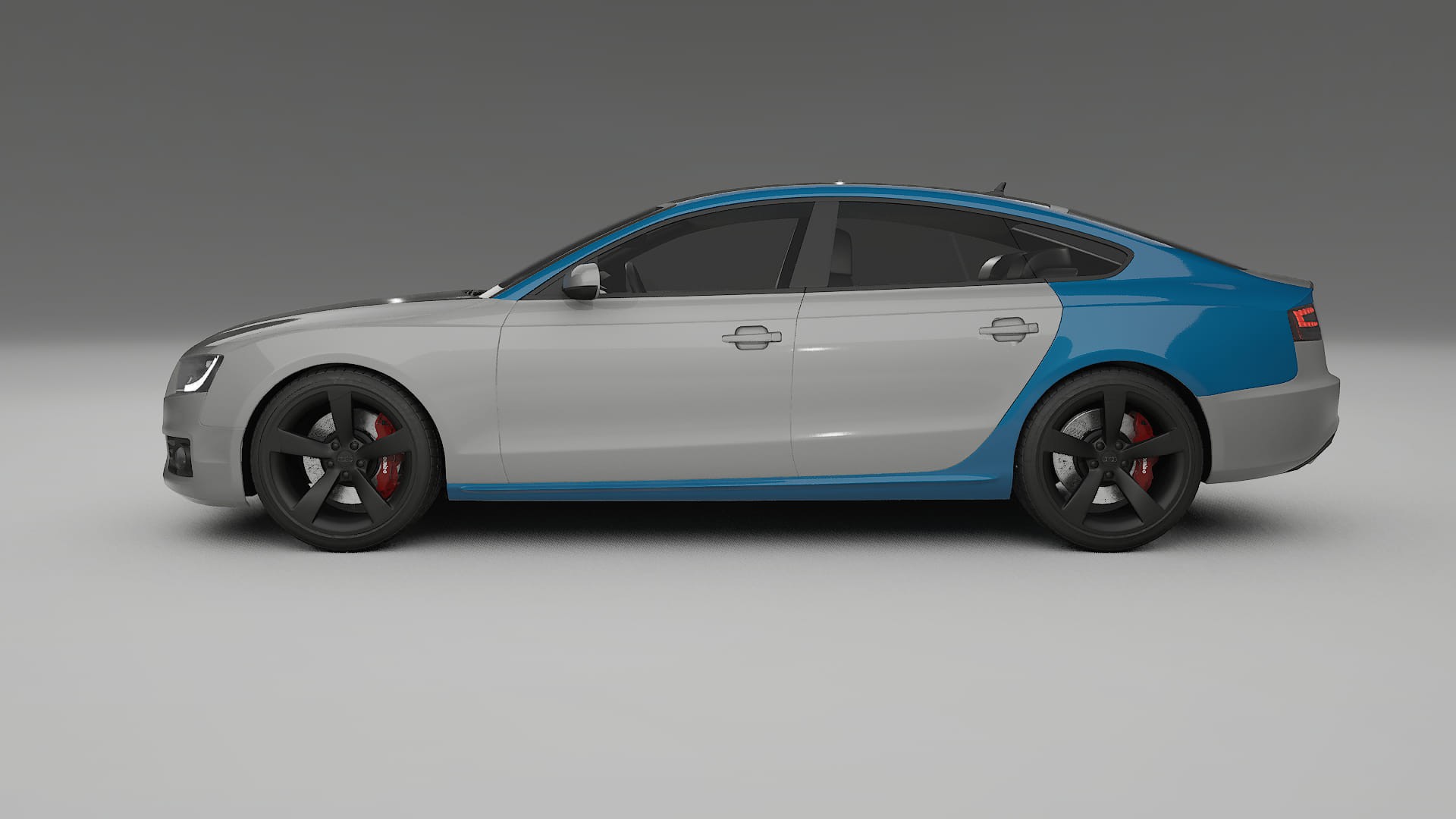 Pellicola Protettiva per Vernice Audi A5 8T Sportback prefacelift | Kit Completo CrystalGuard PPF Trasparente Pretagliato