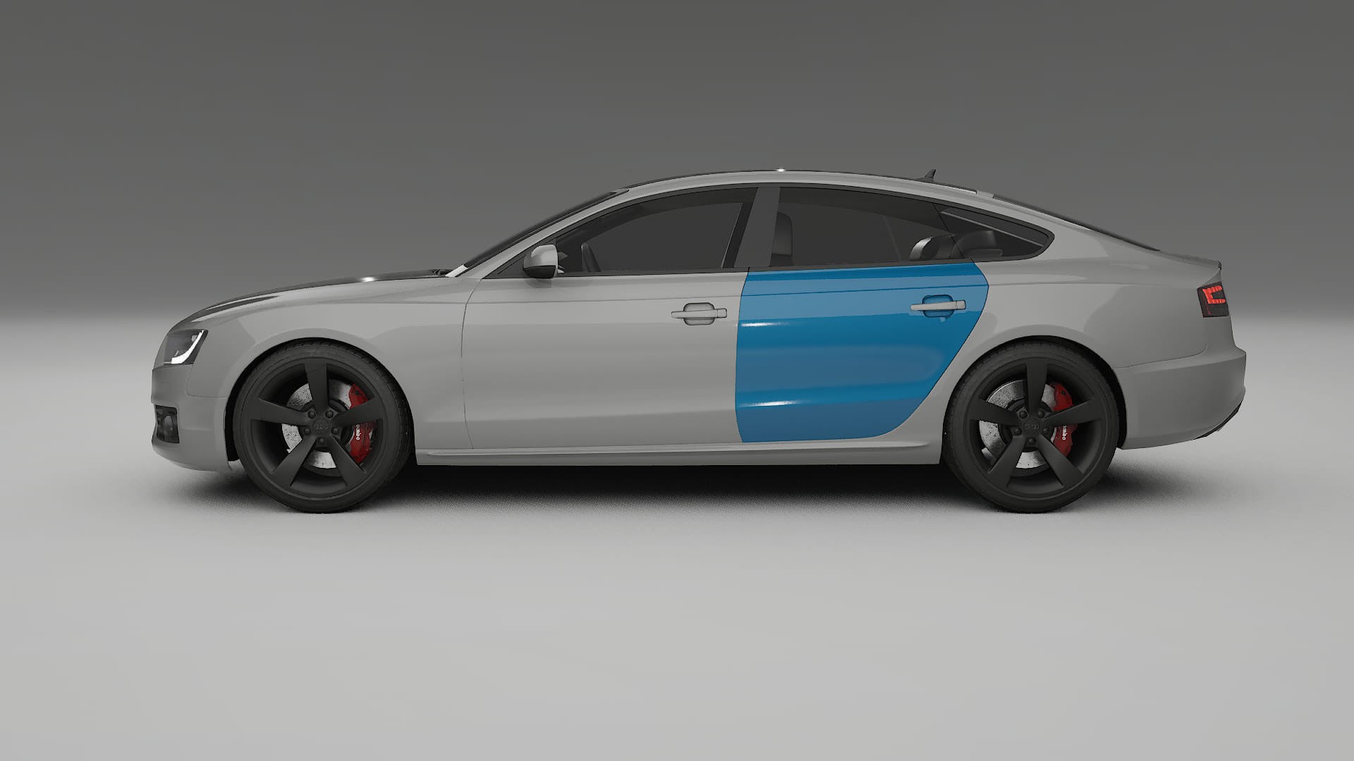 Pellicola Protettiva per Vernice Audi A5 8T Sportback prefacelift | Kit Completo CrystalGuard PPF Trasparente Pretagliato