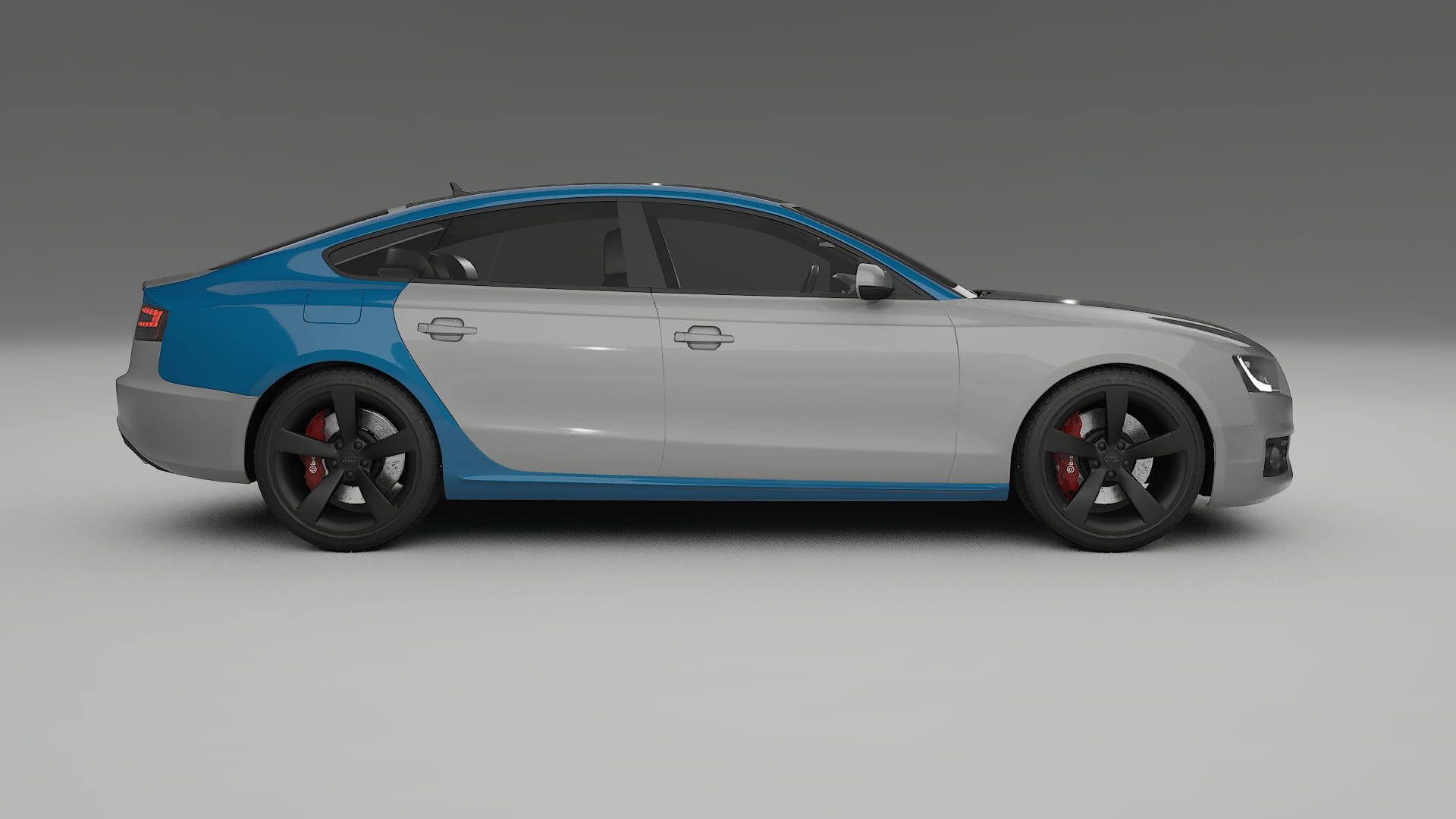 Pellicola Protettiva per Vernice Audi A5 8T Sportback prefacelift | Kit Completo CrystalGuard PPF Trasparente Pretagliato