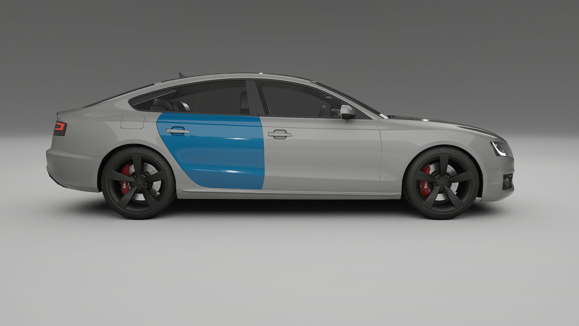 Pellicola Protettiva per Vernice Audi A5 8T Sportback prefacelift | Kit Completo CrystalGuard PPF Trasparente Pretagliato