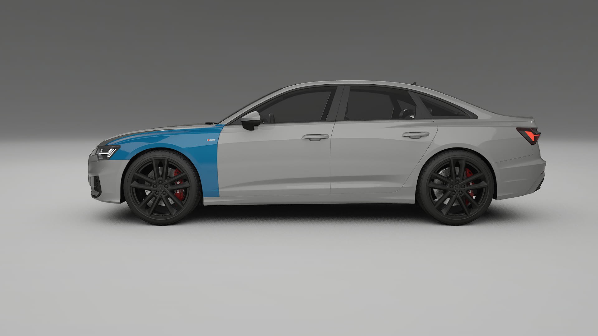 Pellicola Protettiva per Vernice Audi A6 S-Line C8 | Kit Completo CrystalGuard PPF Trasparente Pretagliato