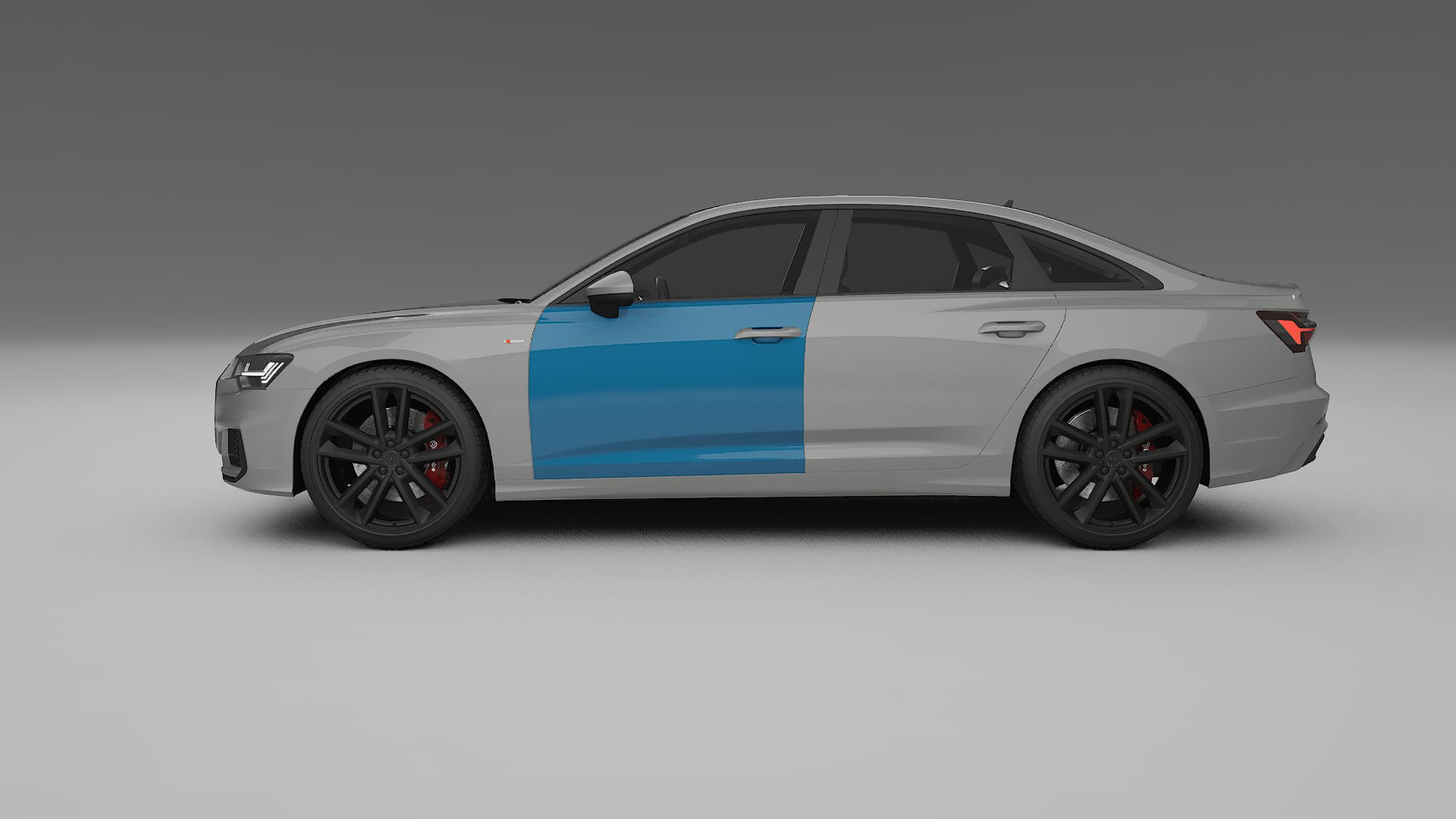 Pellicola Protettiva per Vernice Audi A6 S-Line C8 | Kit Completo CrystalGuard PPF Trasparente Pretagliato