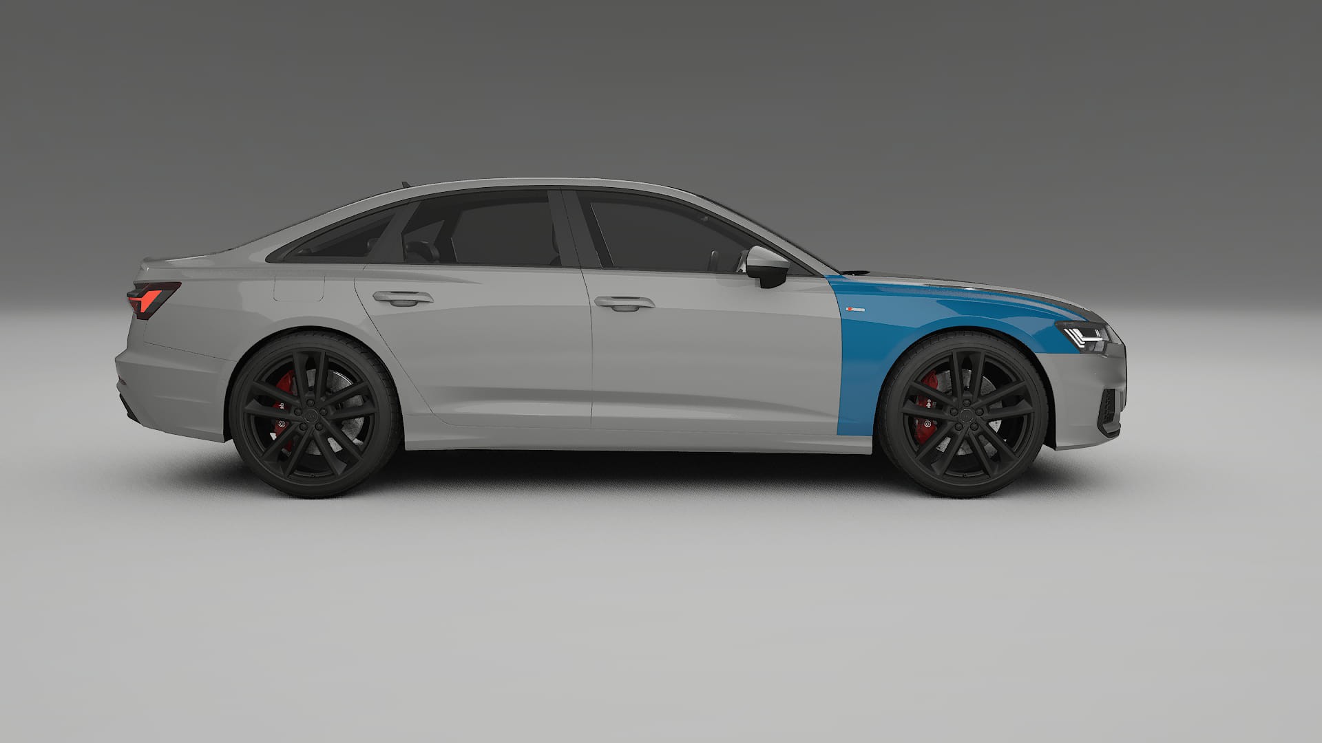 Pellicola Protettiva per Vernice Audi A6 S-Line C8 | Kit Completo CrystalGuard PPF Trasparente Pretagliato