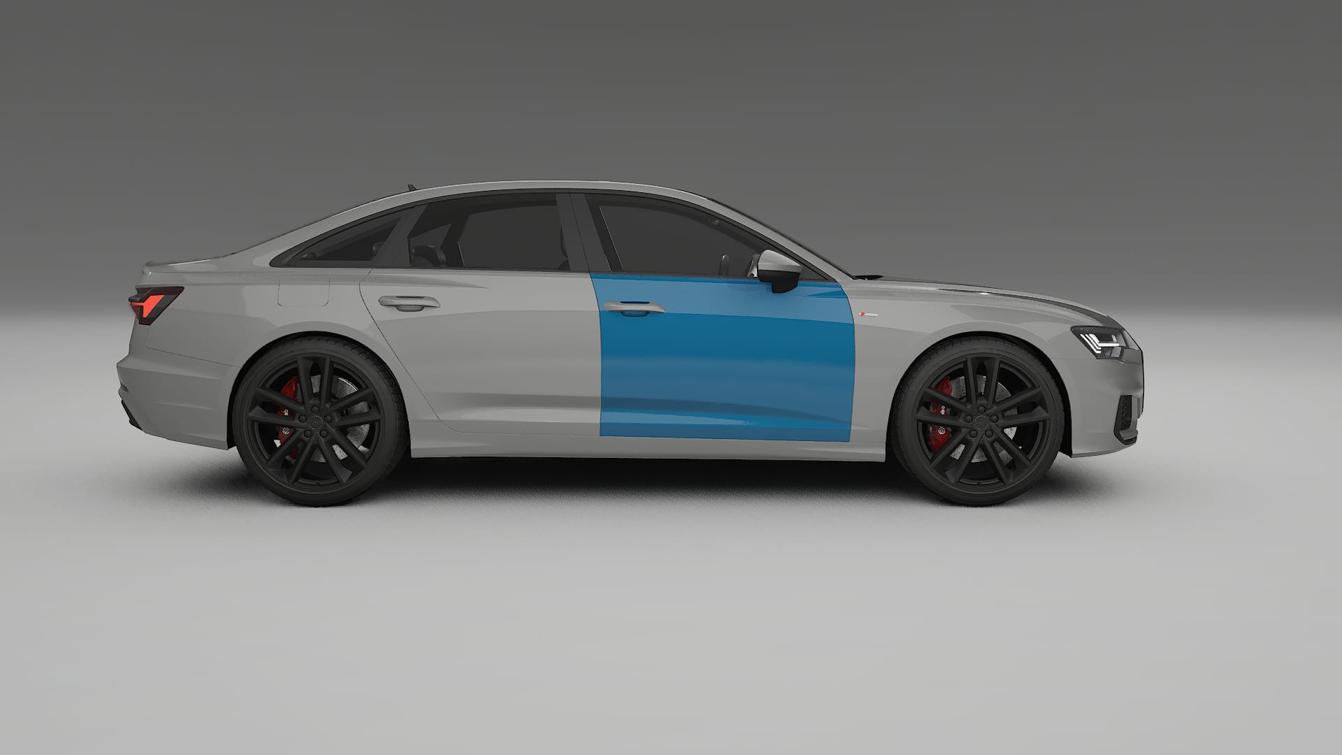 Pellicola Protettiva per Vernice Audi A6 S-Line C8 | Kit Completo CrystalGuard PPF Trasparente Pretagliato