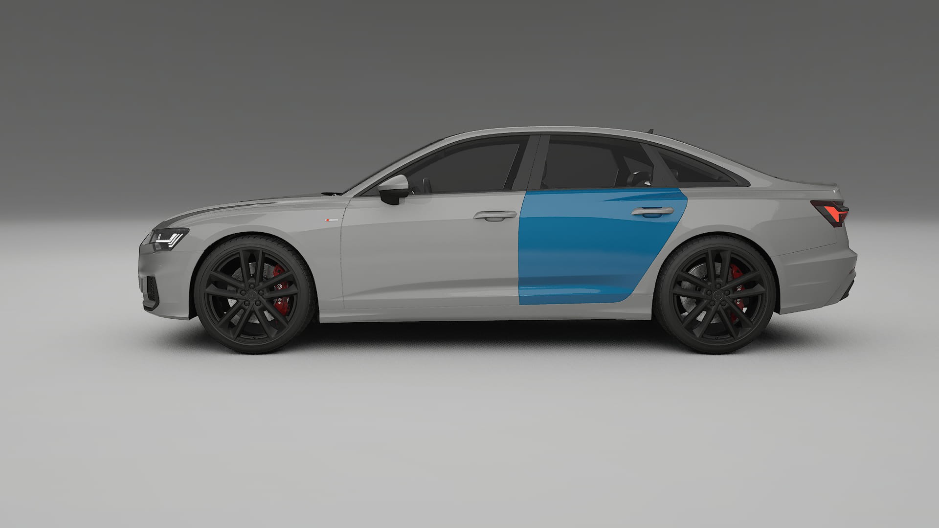 Pellicola Protettiva per Vernice Audi A6 S-Line C8 | Kit Completo CrystalGuard PPF Trasparente Pretagliato