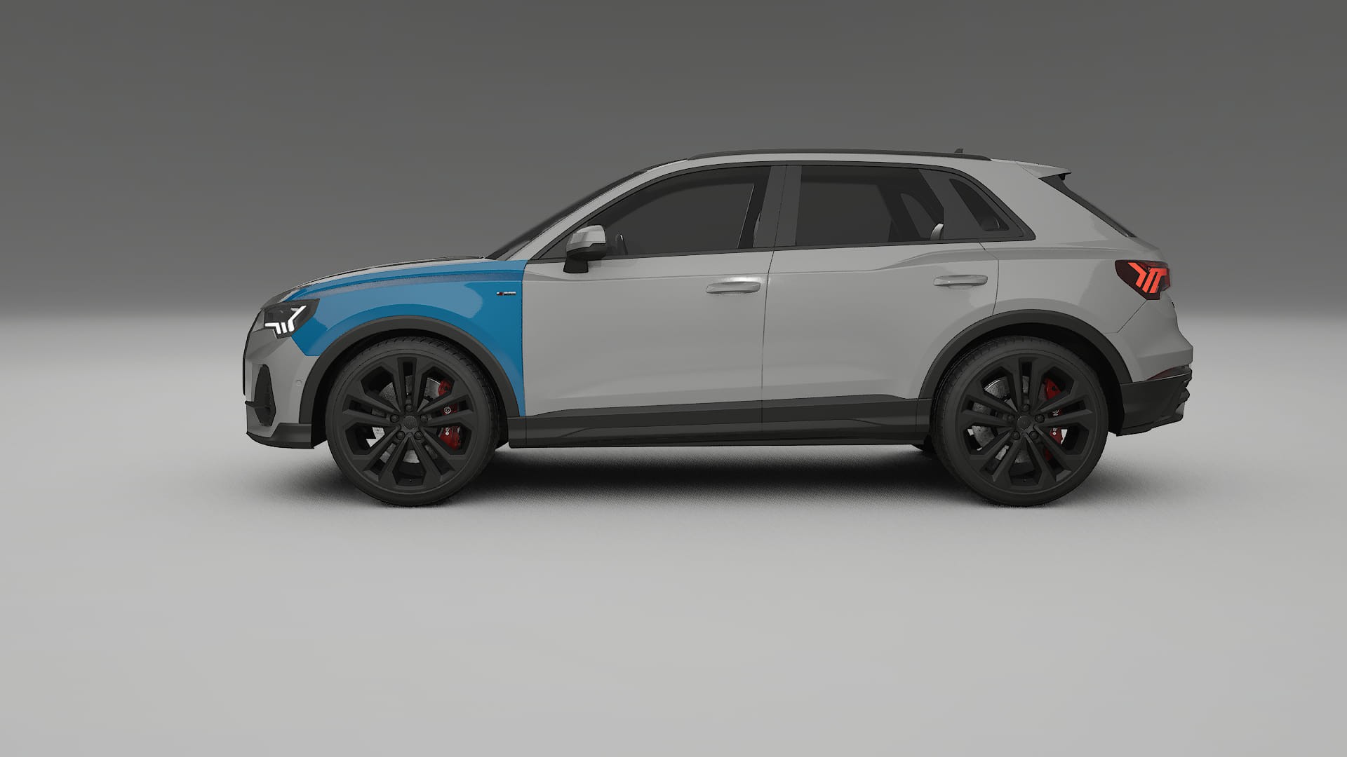 Pellicola Protettiva per Vernice Audi Q3 S-Line F3 | Kit Completo CrystalGuard PPF Trasparente Pretagliato