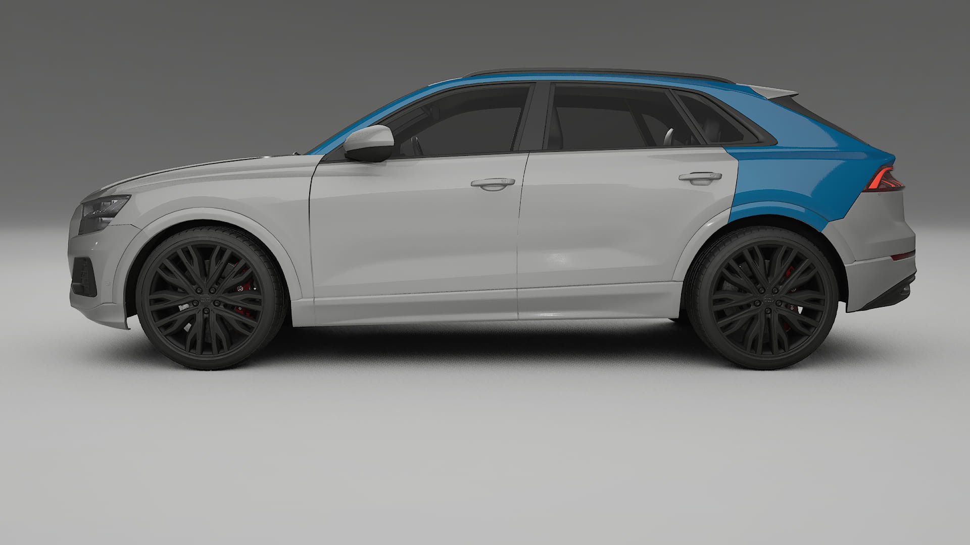 Pellicola Protettiva per Vernice Audi Q8 F1 prefacelift | Kit Completo CrystalGuard PPF Trasparente Pretagliato