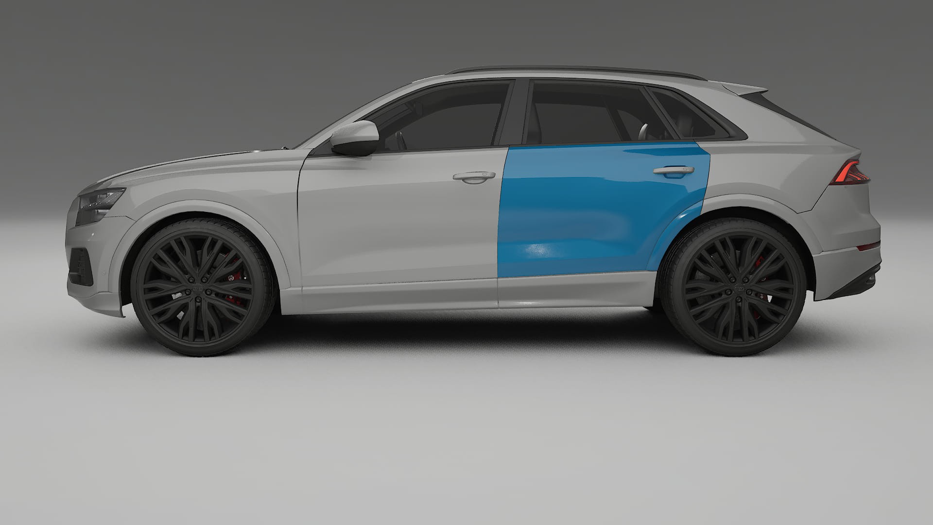 Pellicola Protettiva per Vernice Audi Q8 F1 prefacelift | Kit Completo CrystalGuard PPF Trasparente Pretagliato