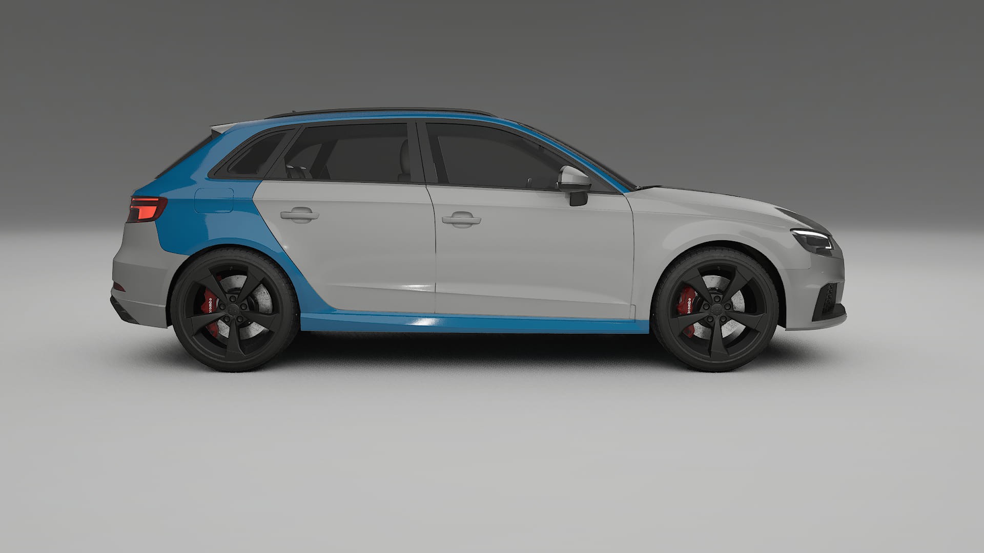 Pellicola Protettiva per Vernice Audi RS3 Sportback 8V facelift | Kit Completo CrystalGuard PPF Trasparente Pretagliato