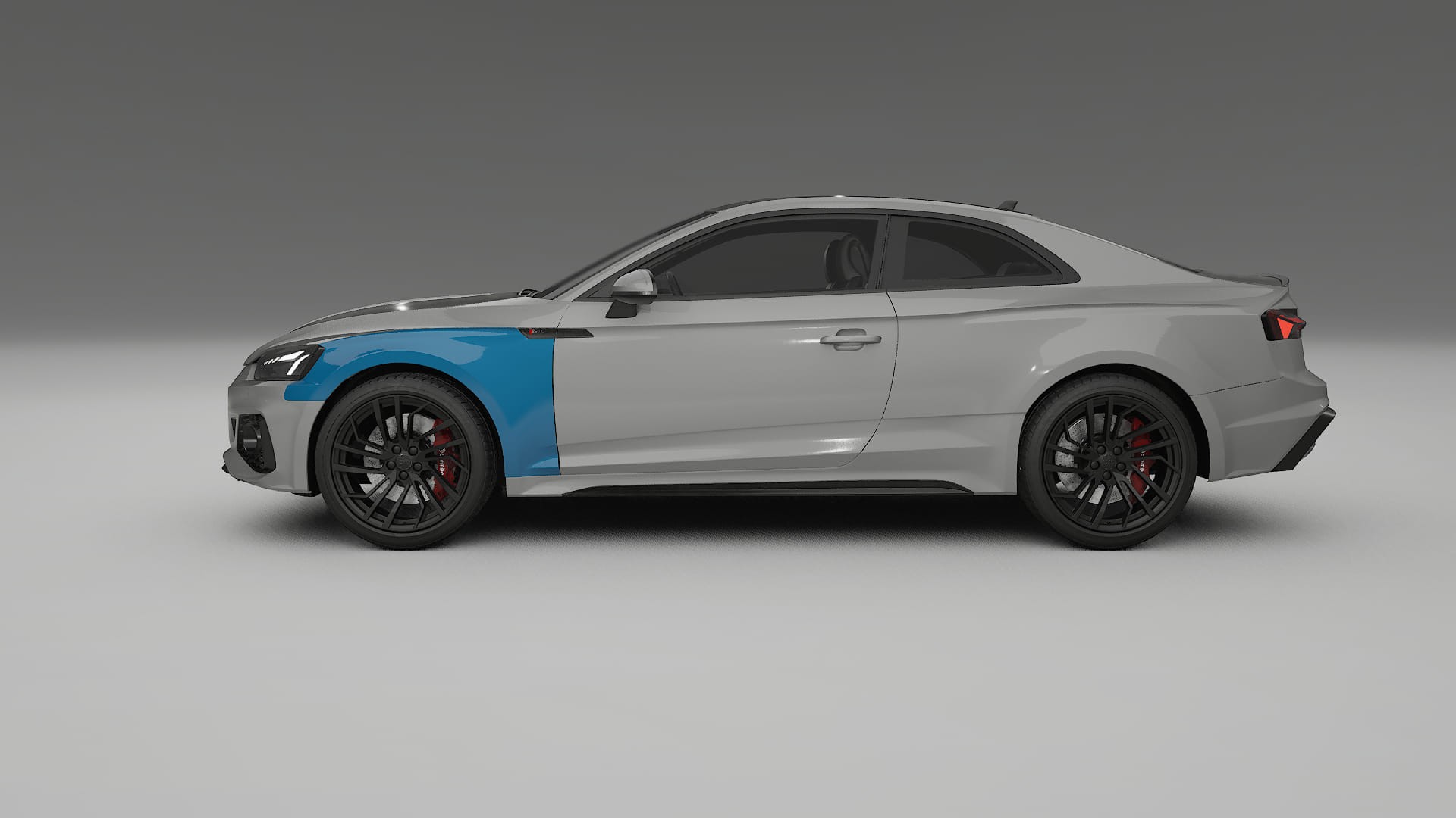 Pellicola Protettiva per Vernice Audi RS5 coupe B9 facelift | Kit Completo CrystalGuard PPF Trasparente Pretagliato