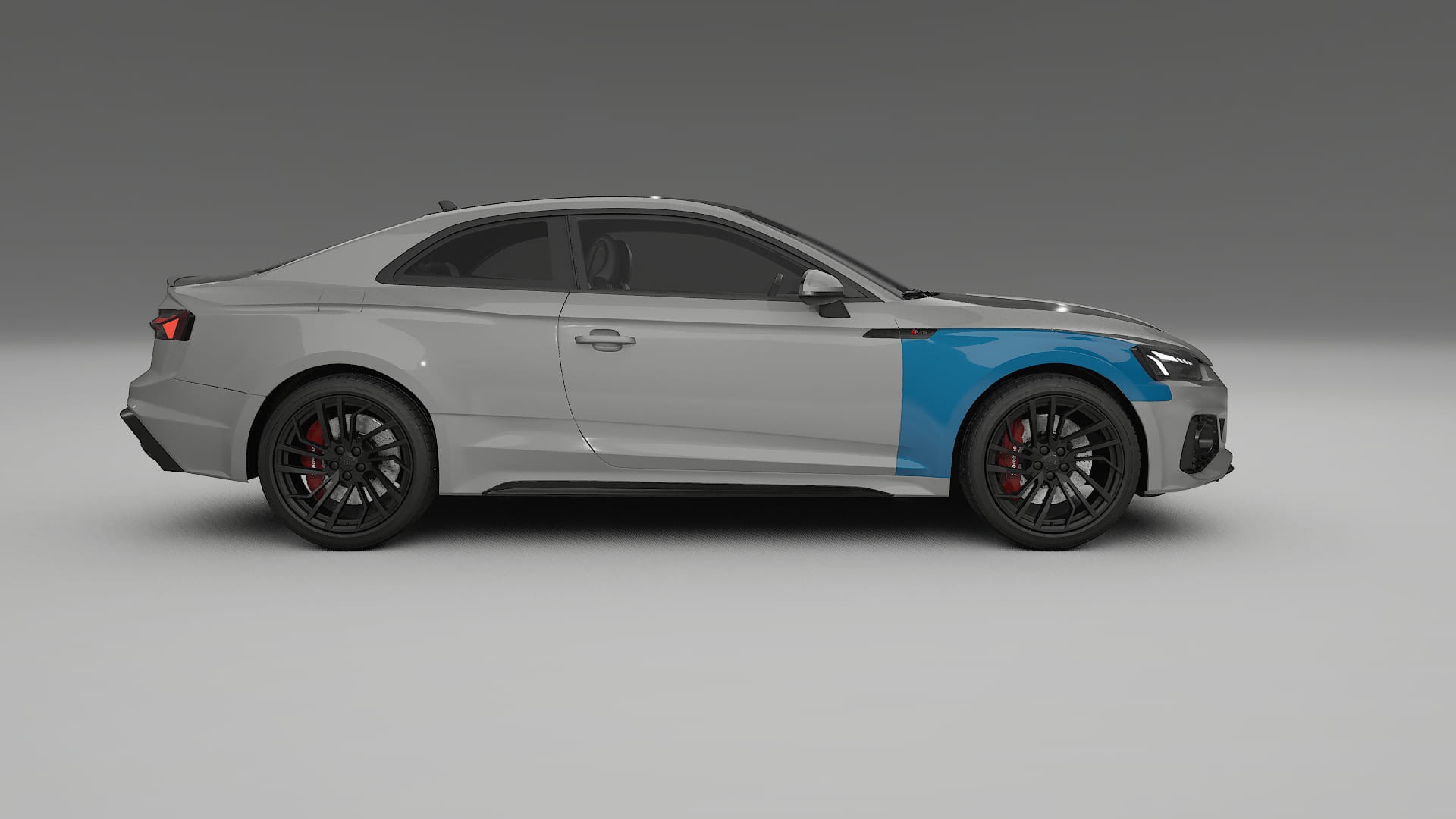 Pellicola Protettiva per Vernice Audi RS5 coupe B9 facelift | Kit Completo CrystalGuard PPF Trasparente Pretagliato