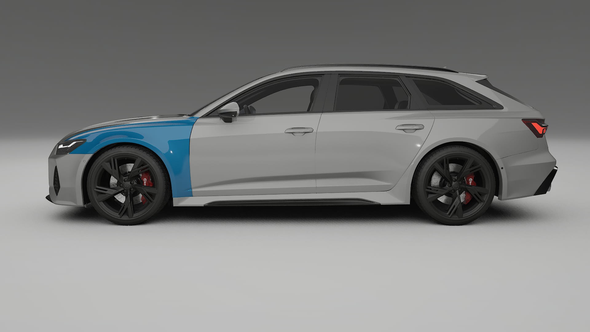 Pellicola Protettiva per Vernice Audi RS6 Avant C8 facelift | Kit Completo CrystalGuard PPF Trasparente Pretagliato