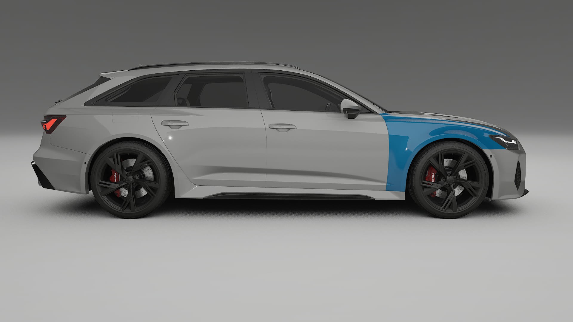 Pellicola Protettiva per Vernice Audi RS6 Avant C8 facelift | Kit Completo CrystalGuard PPF Trasparente Pretagliato