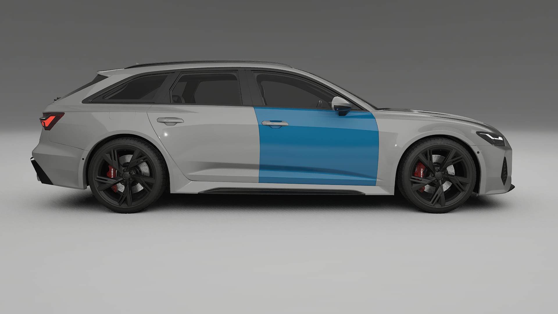 Pellicola Protettiva per Vernice Audi RS6 Avant C8 facelift | Kit Completo CrystalGuard PPF Trasparente Pretagliato