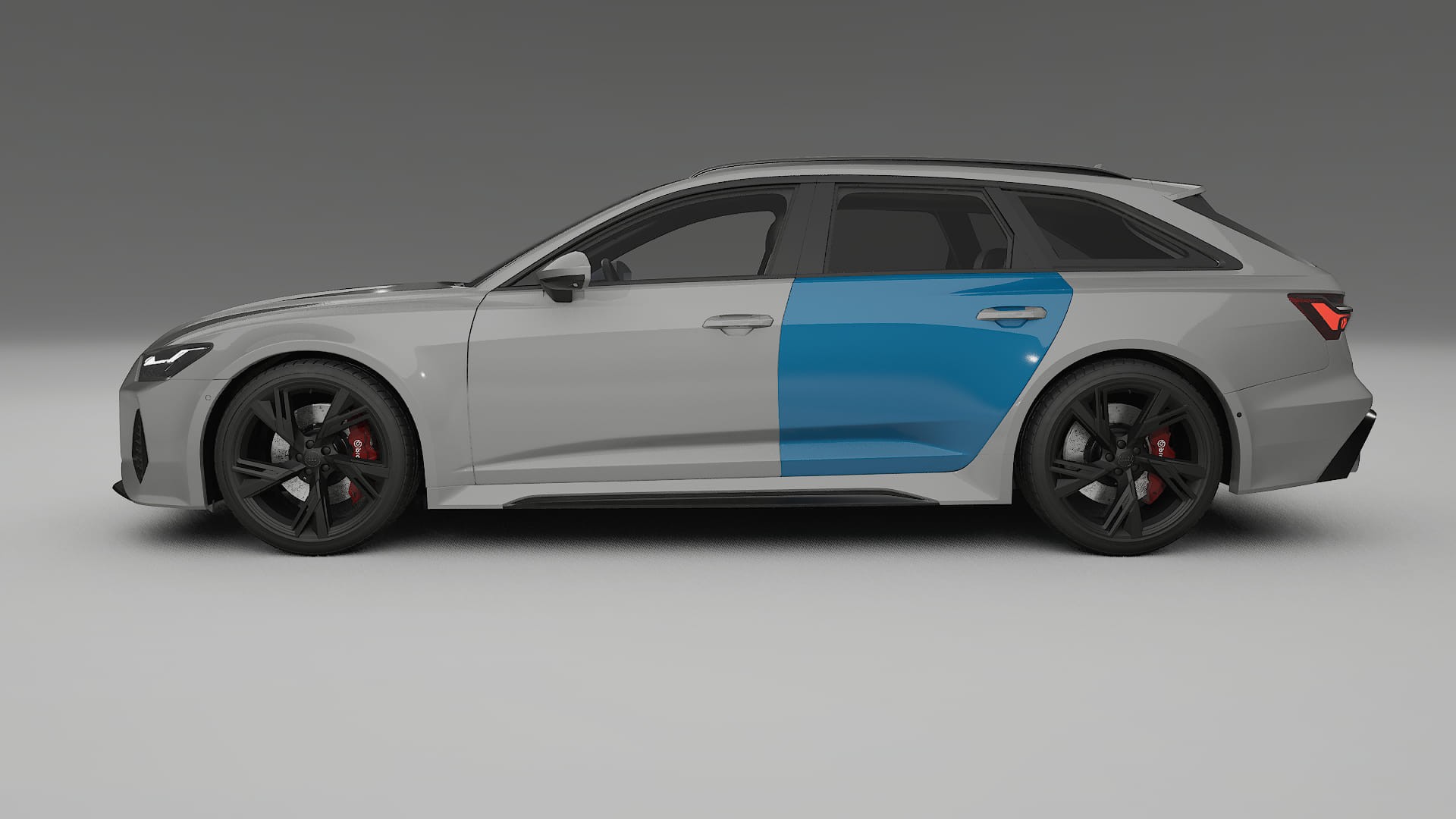Pellicola Protettiva per Vernice Audi RS6 Avant C8 facelift | Kit Completo CrystalGuard PPF Trasparente Pretagliato