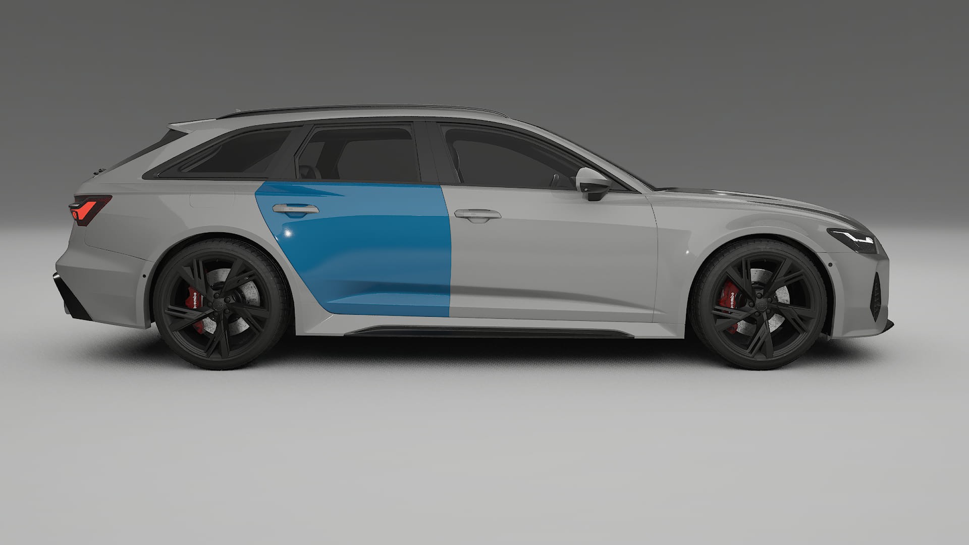 Pellicola Protettiva per Vernice Audi RS6 Avant C8 facelift | Kit Completo CrystalGuard PPF Trasparente Pretagliato