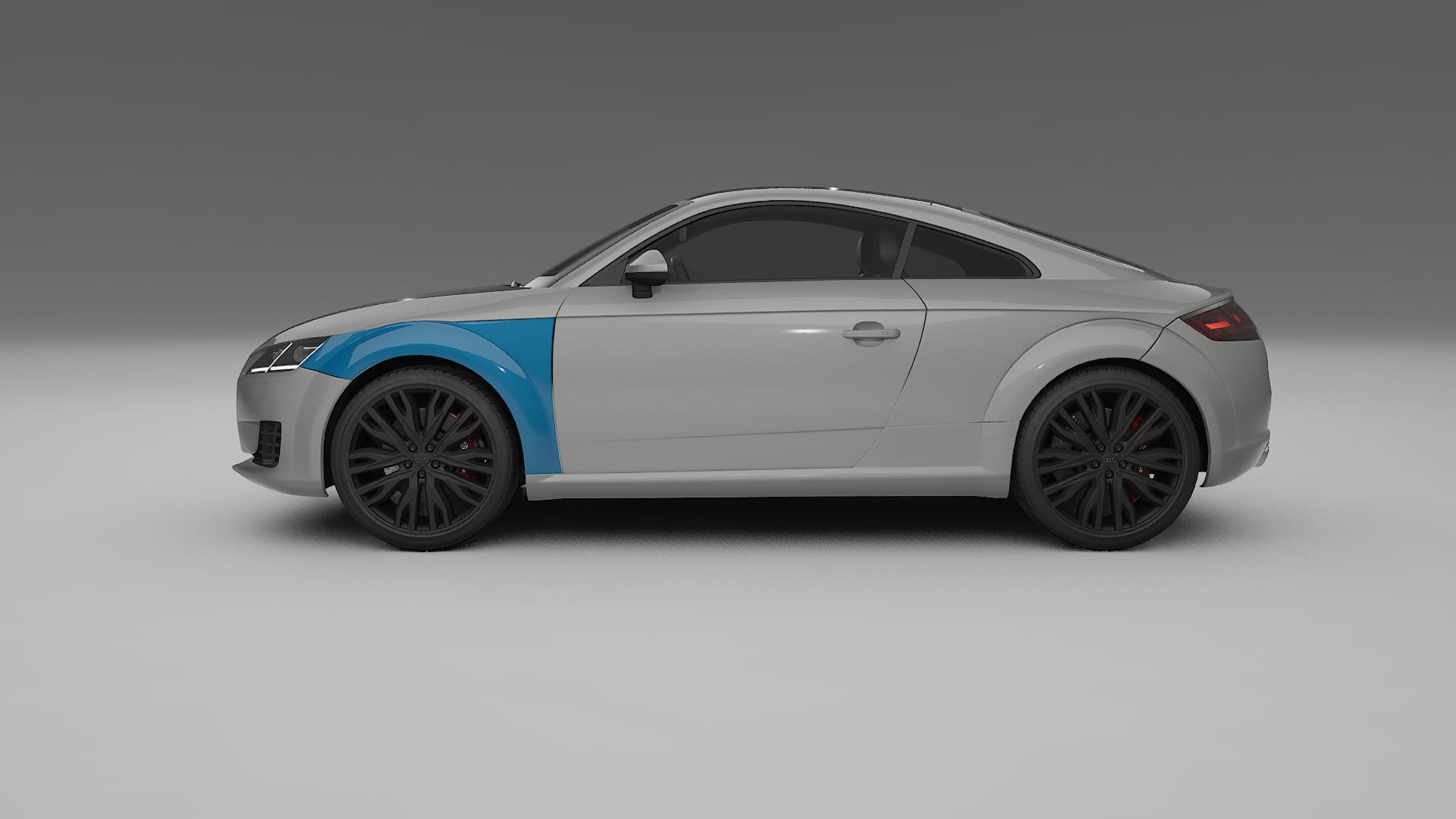 Pellicola Protettiva per Vernice Audi TT coupe 8S prefacelift | Kit Completo CrystalGuard PPF Trasparente Pretagliato