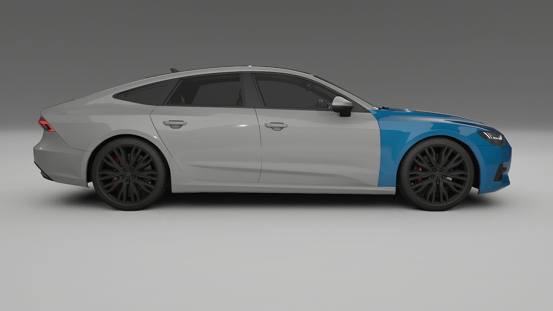 Pellicola Protettiva per Vernice Audi A7 C8 Sportback prefacelift pre-LCI | CrystalGuard TPU Trasparente PPF Kit di Protezione F