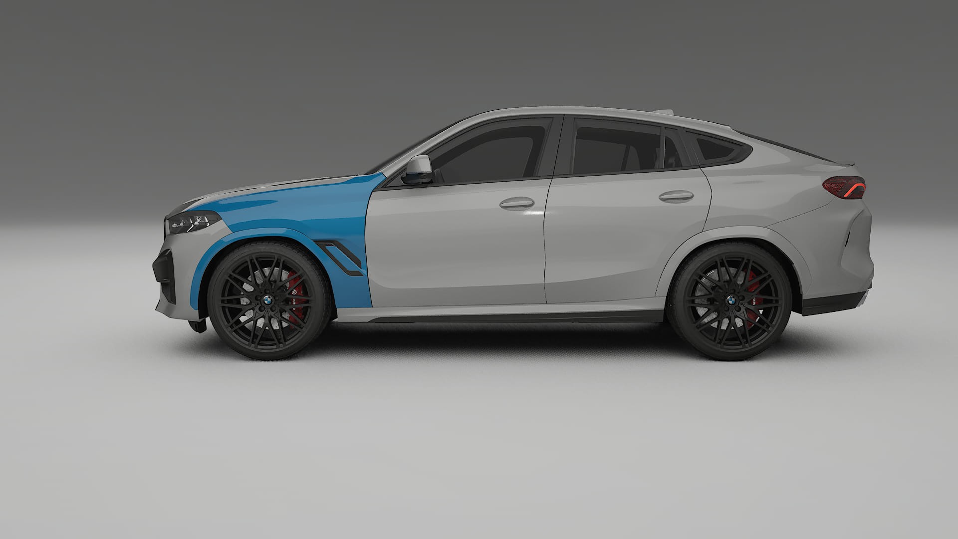 Pellicola Protettiva per Vernice BMW X6 F96 Competition | Kit Completo CrystalGuard PPF Trasparente Pretagliato