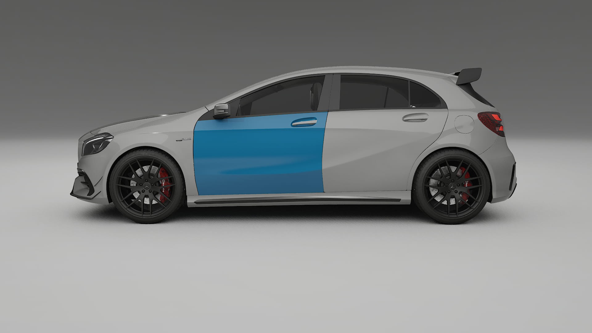 Pellicola Protettiva per Vernice Mercedes A45 AMG W176 | Kit Completo CrystalGuard PPF Trasparente Pretagliato