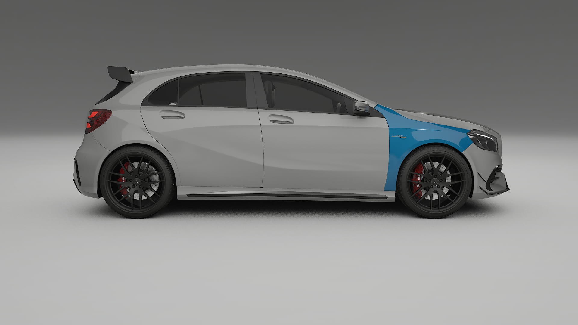 Pellicola Protettiva per Vernice Mercedes A45 AMG W176 | Kit Completo CrystalGuard PPF Trasparente Pretagliato