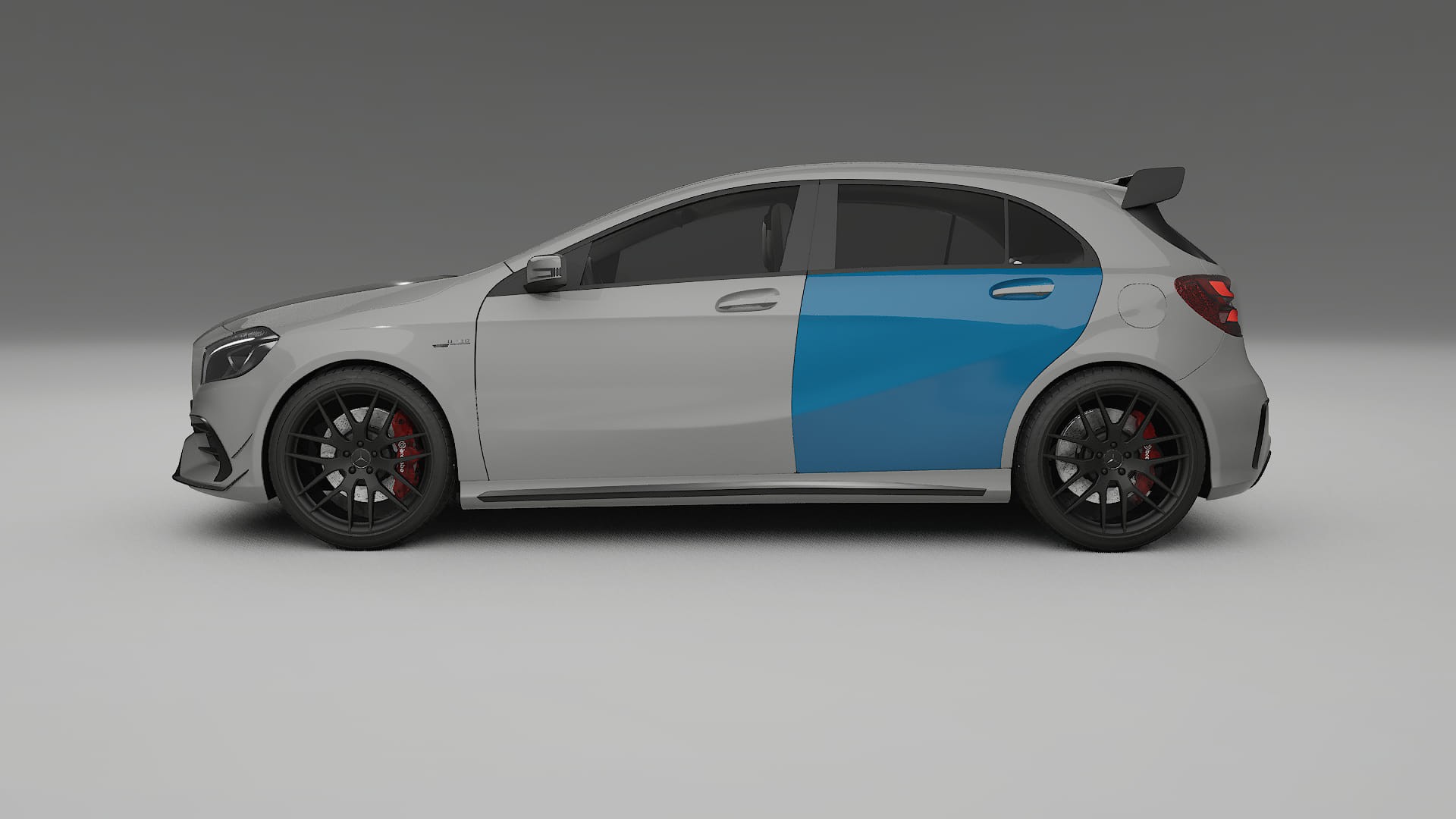 Pellicola Protettiva per Vernice Mercedes A45 AMG W176 | Kit Completo CrystalGuard PPF Trasparente Pretagliato