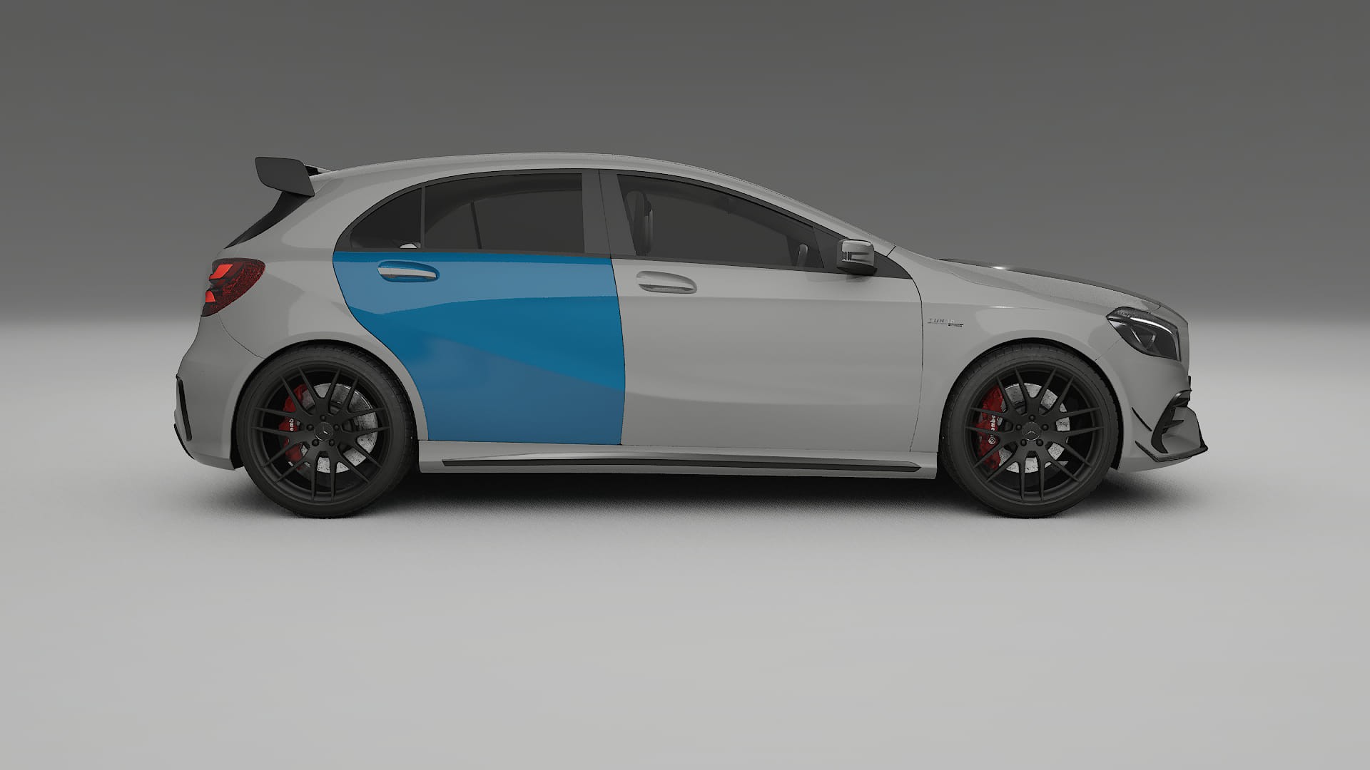 Pellicola Protettiva per Vernice Mercedes A45 AMG W176 | Kit Completo CrystalGuard PPF Trasparente Pretagliato