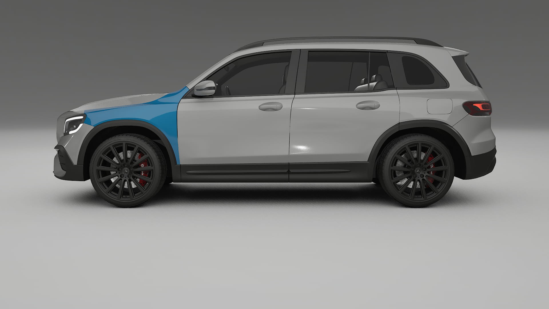 Pellicola Protettiva per Vernice Mercedes AMG GLB | Kit Completo CrystalGuard PPF Trasparente Pretagliato