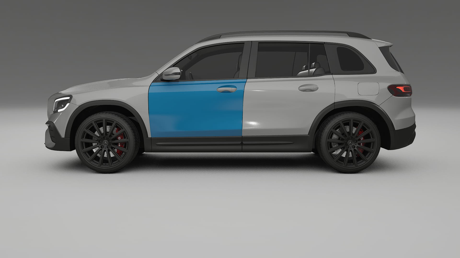 Pellicola Protettiva per Vernice Mercedes AMG GLB | Kit Completo CrystalGuard PPF Trasparente Pretagliato