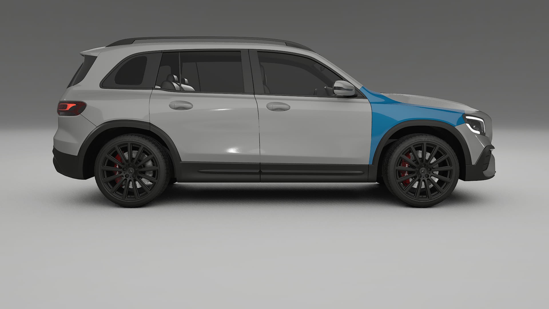 Pellicola Protettiva per Vernice Mercedes AMG GLB | Kit Completo CrystalGuard PPF Trasparente Pretagliato