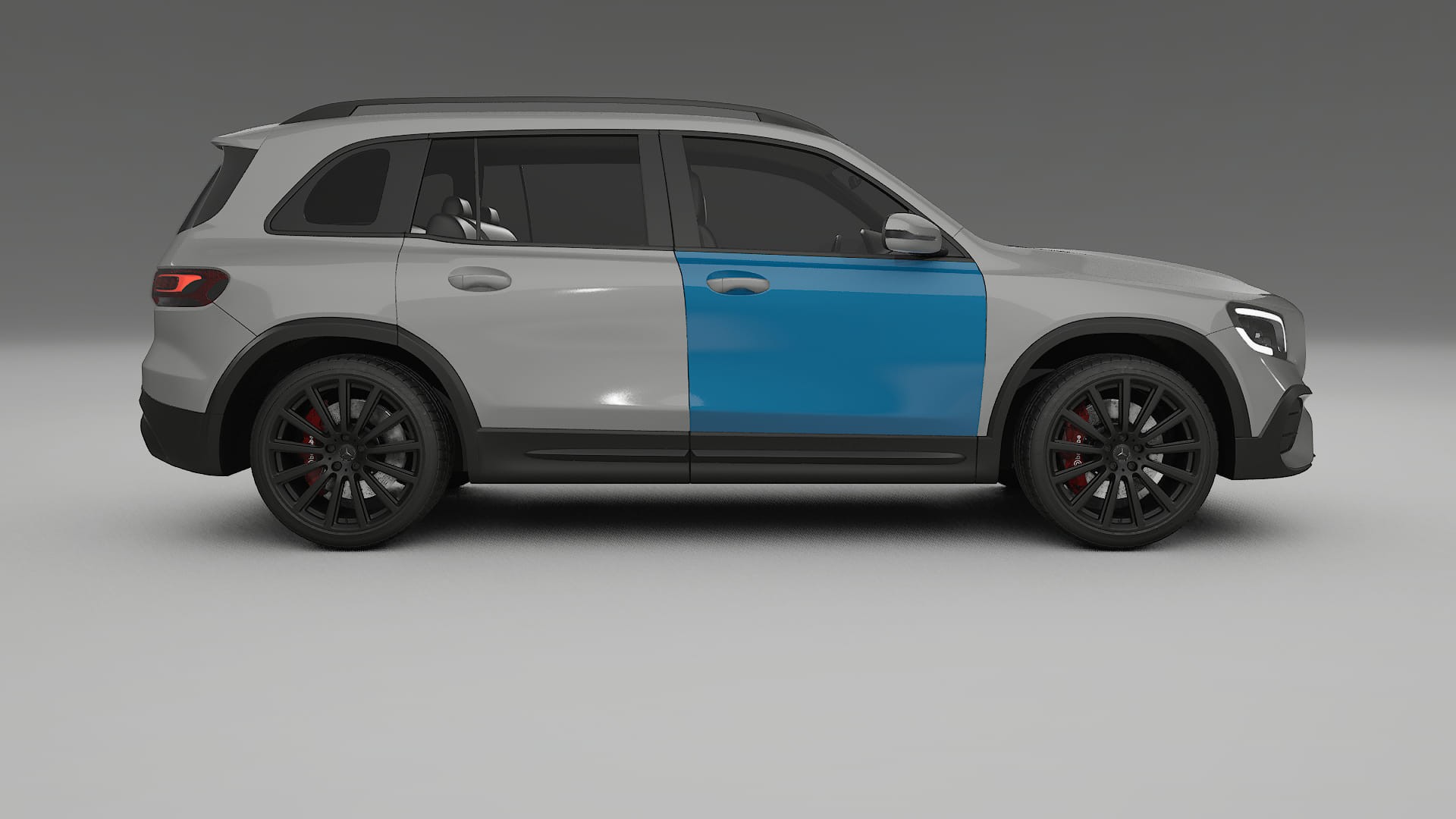 Pellicola Protettiva per Vernice Mercedes AMG GLB | Kit Completo CrystalGuard PPF Trasparente Pretagliato