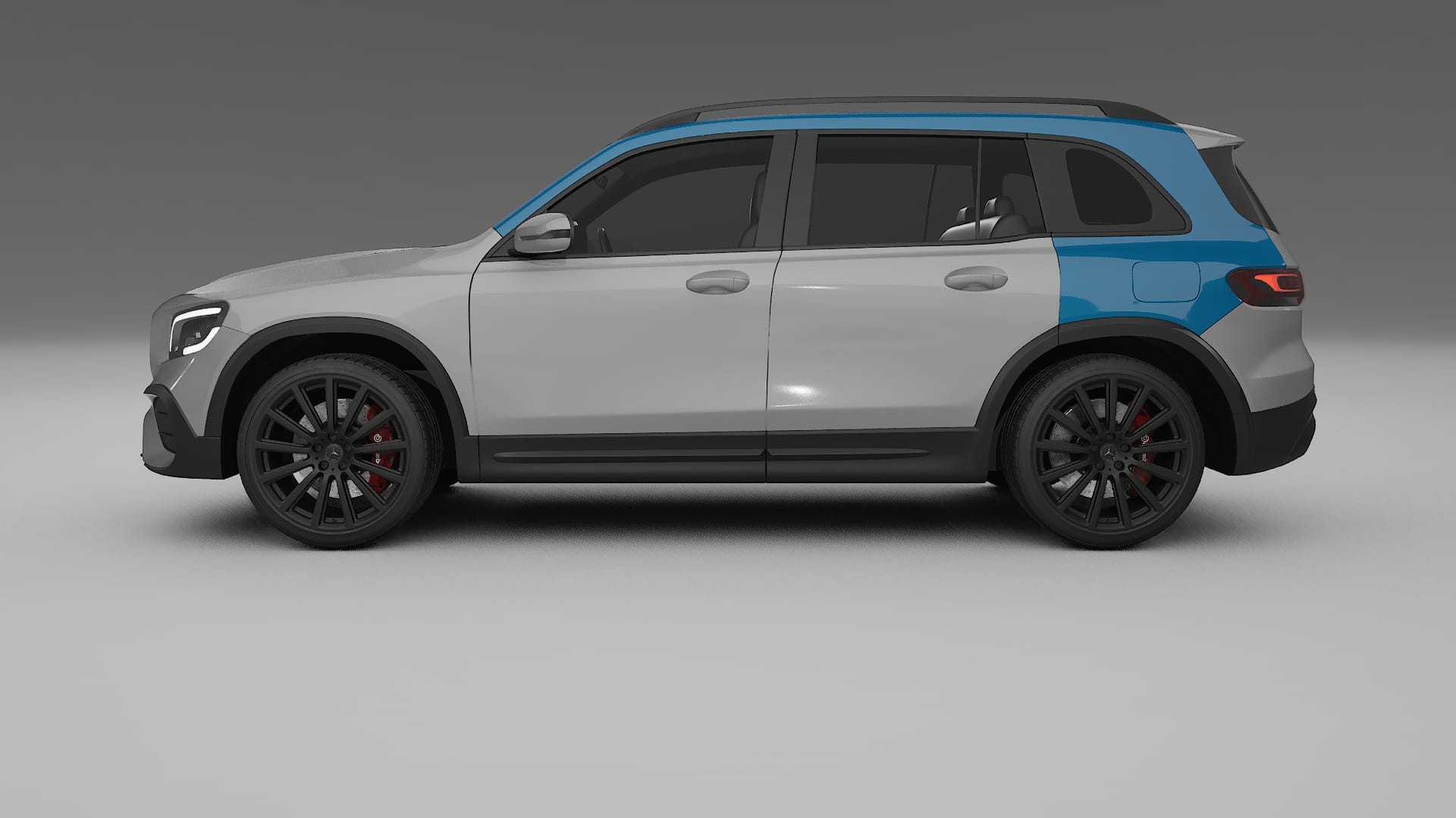 Pellicola Protettiva per Vernice Mercedes AMG GLB | Kit Completo CrystalGuard PPF Trasparente Pretagliato