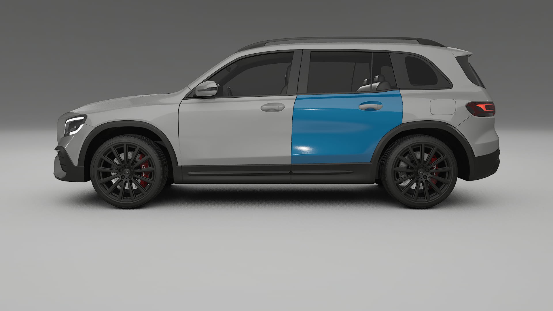 Pellicola Protettiva per Vernice Mercedes AMG GLB | Kit Completo CrystalGuard PPF Trasparente Pretagliato