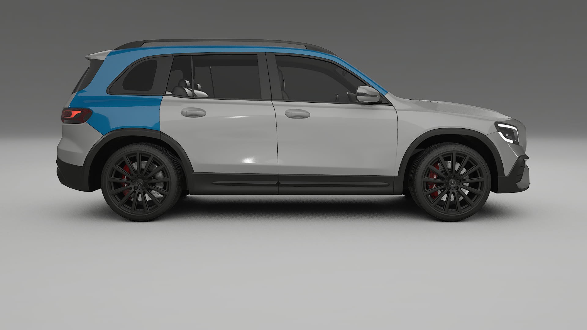 Pellicola Protettiva per Vernice Mercedes AMG GLB | Kit Completo CrystalGuard PPF Trasparente Pretagliato