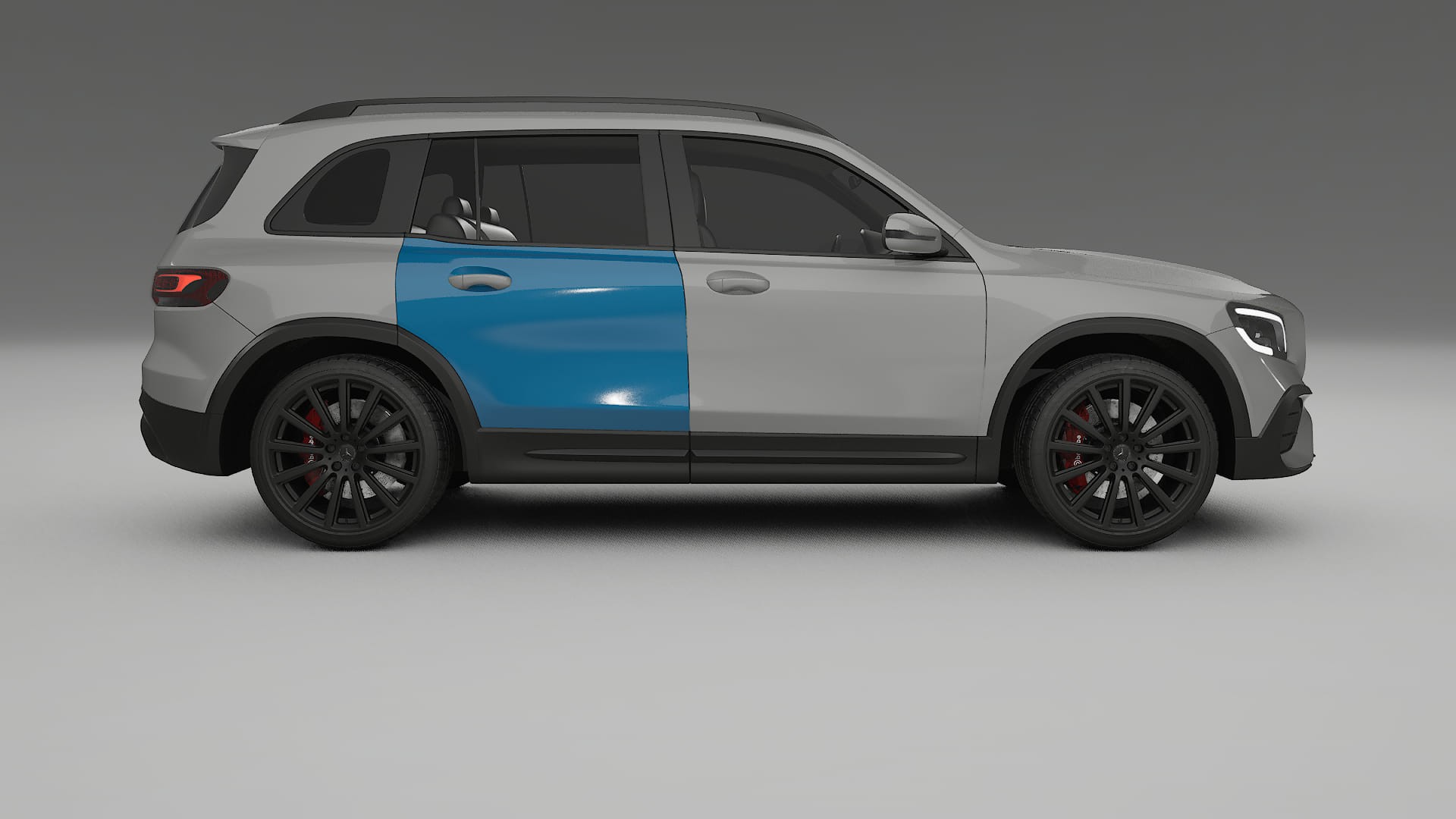 Pellicola Protettiva per Vernice Mercedes AMG GLB | Kit Completo CrystalGuard PPF Trasparente Pretagliato