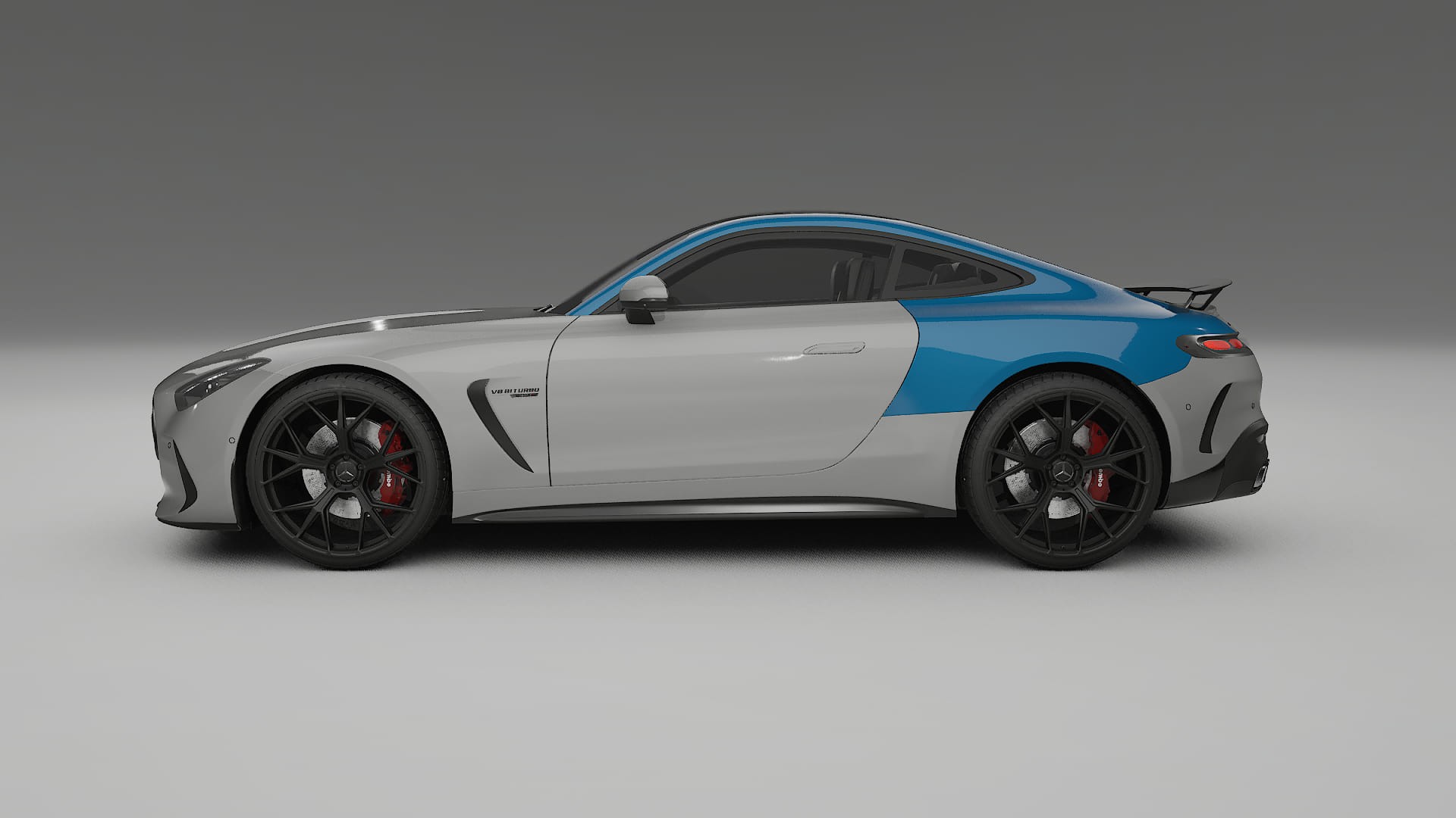 Pellicola Protettiva per Vernice Mercedes AMG GT coupe C192 | Kit Completo CrystalGuard PPF Trasparente Pretagliato