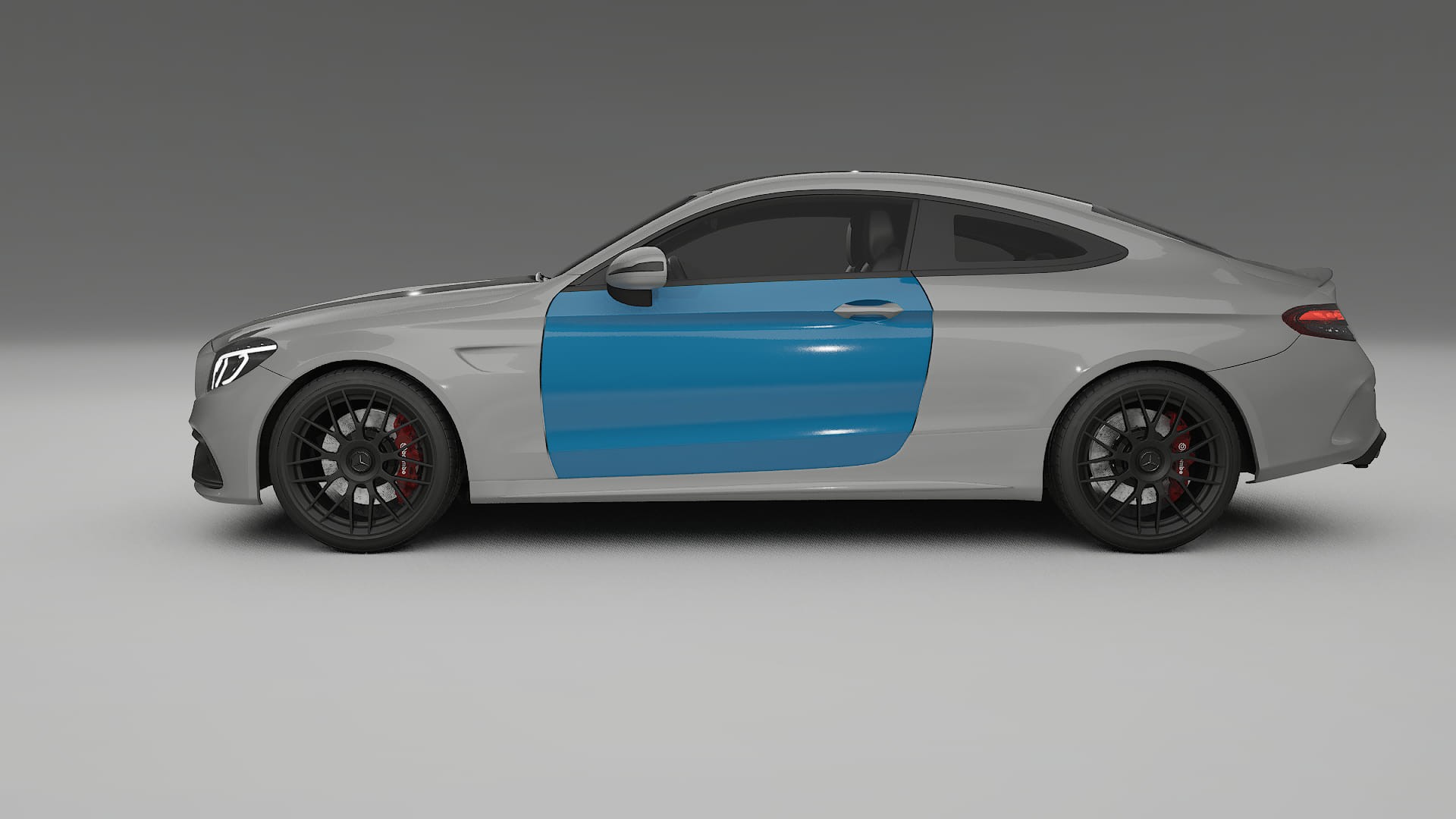 Pellicola Protettiva per Vernice Mercedes C63 AMG W205 coupe | Kit Completo CrystalGuard PPF Trasparente Pretagliato