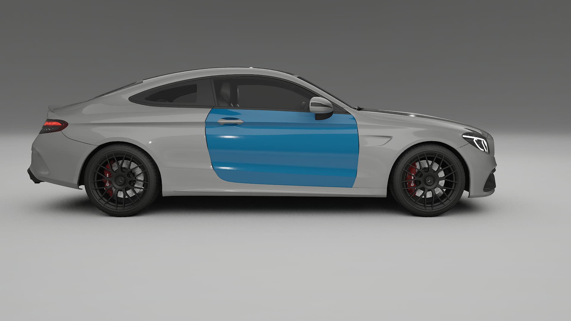 Pellicola Protettiva per Vernice Mercedes C63 AMG W205 coupe | Kit Completo CrystalGuard PPF Trasparente Pretagliato